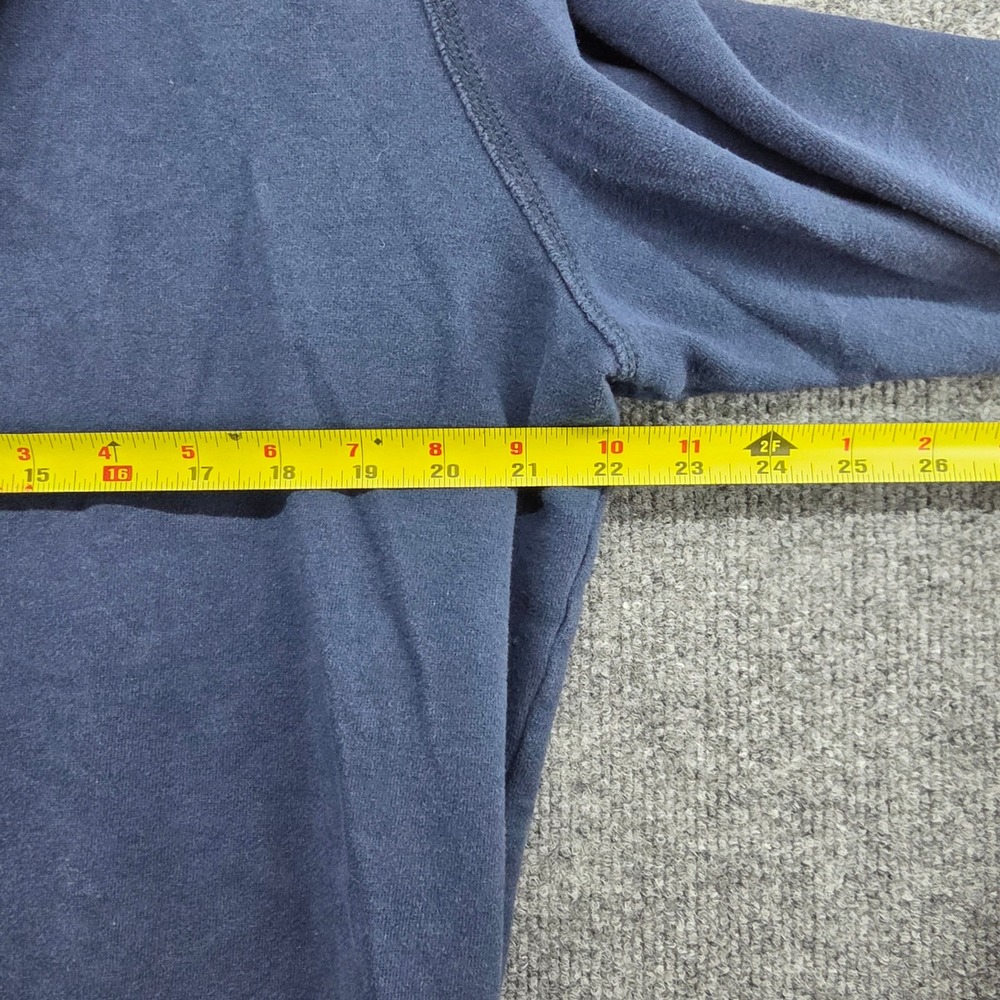 Aeropostale Blue Full Zip Hoodie Graphic Sweatshirt L/G Athletic Dept 1987 - Picture 6 of 7